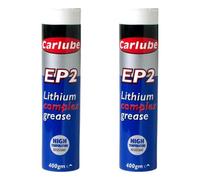 Carlube Ylc400 Ep2 Lithium Complex Grease Cartridge High Temperature 400G X2