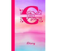 Carly Diary: Personalized First Name Personal Writing Journal | Cute Pink Purple Watercolor Cover | Daily Diaries for Journalists & Writers | Note Taking | Write about your Life & Interests