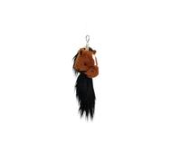 Carly Horse Dark Brown & Black Bag Charm