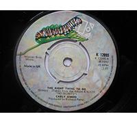 Carly Simon - Simon, Carly The Right Thing To Do 7" Elektra K12095 EX 1971