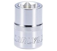 Carlyle Hand Tools Socket - External Star Standard - 1/2" Dr - E22