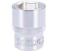 Carlyle Hand Tools Socket - Shallow - Metric Standard - 1/2" Dr - 22 mm