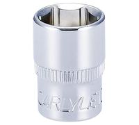 Carlyle Hand Tools Socket - Shallow - Metric Standard - 1/4" Dr - 13 mm