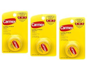 CARMA LABORATORIES INC. Carmex Classic Lip Balm Medicated, 0.25 oz (Pack of 3)