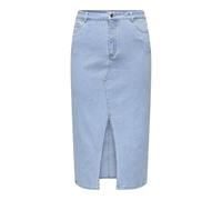 CARMAKOMA Women's Carsiri Front Slit DNM Gua Noos Midi Skirt, Light Blue (Light Blue Denim), 22