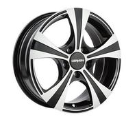 Carmani CA116516J45BP Bolt Circle 5.00 x 114.30 Offset 45 Hub Centering 72.60 Design 11 Rush, Black Polish