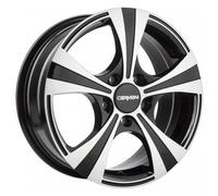 Carmani CA117517H347BP Bolt Circle 5.00 x 112.00 Offset 47 Hub Centering 66.60 Design 11 Rush, Black Polish