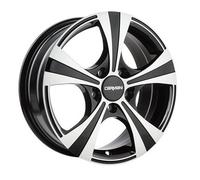 Carmani CA117517J45BP Bolt Circle 5.00 x 114.30 Offset 45 Hub Centering 72.60 Design 11 Rush, Black Polish