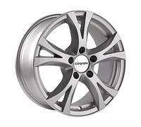 Carmani CA90817K40KS Bolt Circle 5.00 x 120.00 Offset 40 Hub Centering 72.60 Design 9 Compete, Crystal Silver