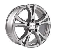 Carmani CA96515F45KS Bolt Circle 5.00 x 108.00 Offset 45 Hub Centering 63.40 Design 9 Compete, Crystal Silver