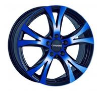 Carmani CA96515J45CBLP Bolt Circle 5.00 x 114.30 Offset 45 Hub Centering 72.60 Design 9 Compete, Blue Polish