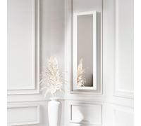 CARME HOME Amelia White Mirrored Jewellery Cabinet CARME HOME White