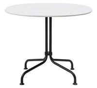 Carmel Bistro Café Table 63x75x75 Matt Black/Clam White