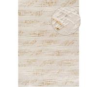 Carmel Cream-Gold Abstract Rug | 6030 - 80X150 cm