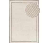 Carmel Cream-Grey Bordered Rug | 6060 - 200X290 cm