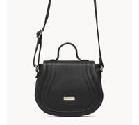 'CARMEL' Real Leather Shoulder Crossbody Bag Assots London Black One Size