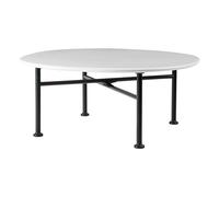 Carmel round ceramic coffee table, OEO Studio White one size