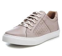 Carmela - 67207 - Hielo - Taupe Leather Fashion Trainers (6)