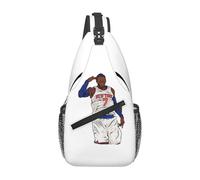 Carmelo Anthony Celebration Sketch Chest Bag Men Sling Crossbody Backpack Chest Bag Traveling Hiking Daypack Shoulder Bag