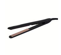 Carmen C81054COP Noir Hair Straightener with Ceramic Plates and Anti Tangle 360° Swivel Cord, Black & Copper
