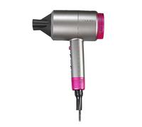 Carmen C81103 Neon Lightweight Hair Dryer with Cool Shot, Concentrator Nozzle, Removable Filter, 1800W, Graphite and Pink Neon