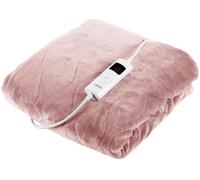 CARMEN C81148PNK Heating Blanket - Dusty Pink, 160 x 130 cm