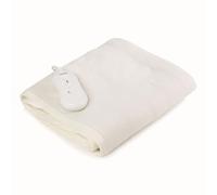 CARMEN C81194 King Size Heated Under Blanket with Overheat Protection， 70W，120 x 130cm， White