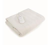 Carmen C81196 Double Heated Under Blanket with Overheat Protection, 70W, 135 x 120cm, White