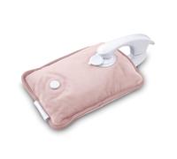 Carmen Rechargeable Hot Water Bottle, Soft Touch Fleece Cover, Hand Warmer, Automatic Temperature Control, Pink,H x 17cm W x 24cm,C85043PNK
