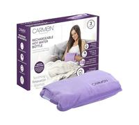 Carmen C85043PUR Rechargeable Hot Water Bottle & Cosy Hand, Body Warmer, Fast Heating, No Refill, Over Heat Protection, Portable Heating Pad for Pain Relief, Automatic Temperature Control, Purple