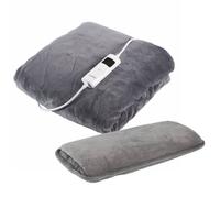 Carmen Blanket & Hot Water Bottle Bundle in Grey