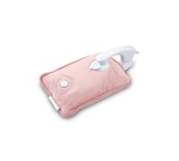 Carmen Rechargeable Hot Water Bottle, Soft Touch Fleece Cover, Hand Warmer, Automatic Temperature Control, Pink,H x 17cm W x 24cm,C85043PNK