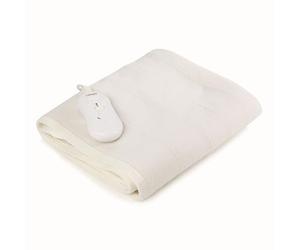Carmen King Size Heated Under Blanket with Overheat Protection, 80W, White, C81197
