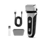 Carmen Men’s Signature Foil Shaver with LED Display, 3 Floating Stainless Steel Mesh Blades, IPX7 Waterproof, SmartClick Pop Up Precision Trimmer, Graphite Grey and Black, C81278