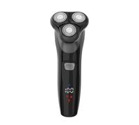 Carmen Men's Electric Shaver Cordless 3 Head Rotary Led Display Hydra Ipx7 3D