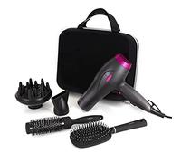Carmen Neon 2000W Hair Dryer Styling Set Graphite/Pink