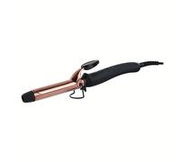 Carmen Noir Curling Tong with Ceramic Barrel, 25mm, Black and Copper, C81049COP