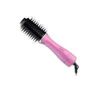 Carmen Oval Hot Air Brush with Ceramic Infused Barrel, 3 Heat & 2 Speed Settings, Nylon Pins & Anti-Tangle Bristles, 360° Anti-Tangle Swivel Cord, 1300W, Pink, C81243PNK
