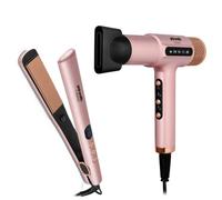 Carmen Phil Smith BLDC Hair Dryer & Hair Straightener in Pink