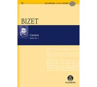 Carmen Suite No. I Study score orchestra Bizet with CD Ernst Eulenburg & Co. Gmb