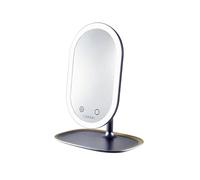 Carmen Twilight C81174BC LED Illuminated Cosmetic Mirror and Table Light with Magnetic Stand Midnight Blue, Champagne