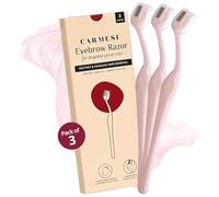 Carmesi Eyebrow Razor | For Salon-Like Eyebrows | Eyebrows, Upper Lip, Targeted Corner Hair | Suitable for Sensitive Areas | No Cuts | Safe & Hygienic | 3 units