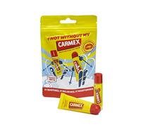 Carmex Autumn/Winter Lip Balm Pouch (1x Classic Tube & 1 Strawberry Stick) Softens & Hydrates Lips