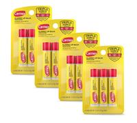 Carmex Classic Medicated Lip Balm Sticks Lip Moisturizer for Chapped Lips 12 Count (4 Packs of 3)