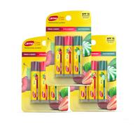 Carmex Daily Care Moisturizing Lip Balm Sticks SPF 15 Multi-Flavor Lip Balm Pack 9 Count (3 Packs of 3)