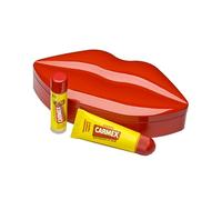 Carmex Limited Edition Lip Tin | Classic Tube & Strawberry Stick | Soothes, Repairs And Softens Dry, Cracked Lips | SPF 15 For Sun Protection | Intensely Hydrating Winter Lip Care Formula