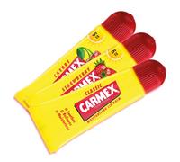 Carmex Lip Balm Trio - Cherry, Classic & Strawberry For Dry Lips (Pack of 3)
