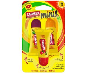 Carmex Minis Triple Cherry&pineapple&strawberry Spf15 Lip Balm