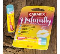 10 x Carmex NATURALLY Berry Lip Balm Natural Hydrating Moisturising Stick 4.25g