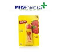 CARMEX Strawberry Moisturising Lip Balm SPF15 10g Tube (QTY 1,2,3)